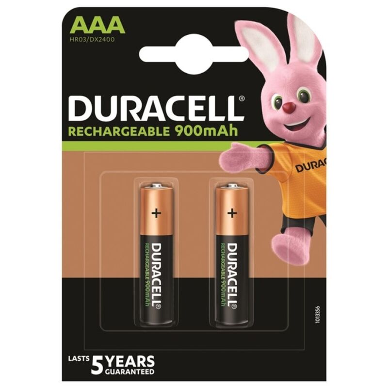 DURACELL - BATTERIE RECHARGEABLE HR03 AAA 900mAh 2 UNIT? DURACELL