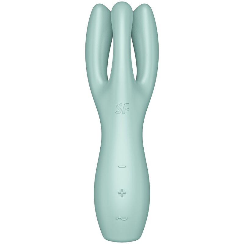 SATISFYER - VIBRATEUR THREESOME 3 ROSE SATISFYER VIBRATOR