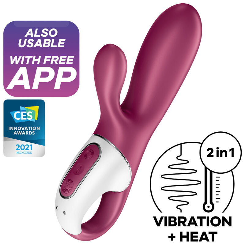 SATISFYER - VIBRATEUR POINT G HOT BUNNY SATISFYER CONNECT