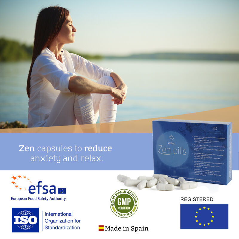 500 COSMETICS - GÉLULES ZEN PILLS POUR RÉDUIRE L'ANXIÉTÉ 500COSMETICS