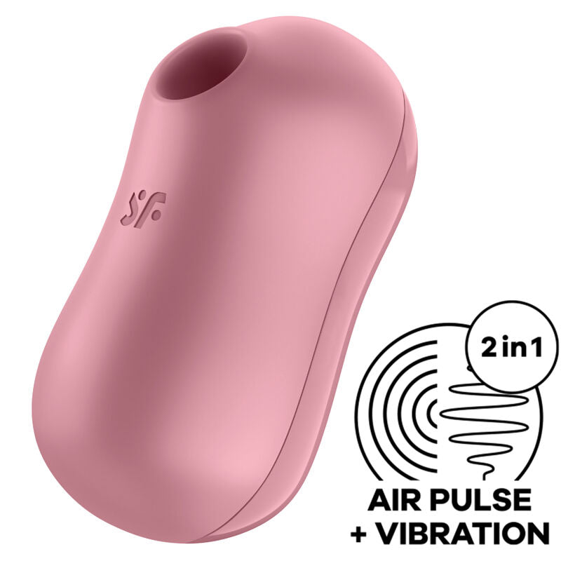 SATISFYER - STIMULATEUR ET VIBRATEUR D'IMPULSIONS D'AIR DE BARBE À COTON LILAS SATISFYER AIR PULSE