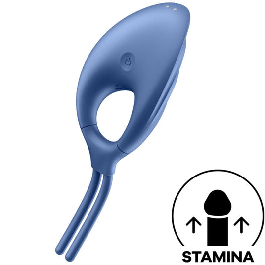 SATISFYER - VIBRATEUR ANNEAU SWORDSMAN VERT SATISFYER RING