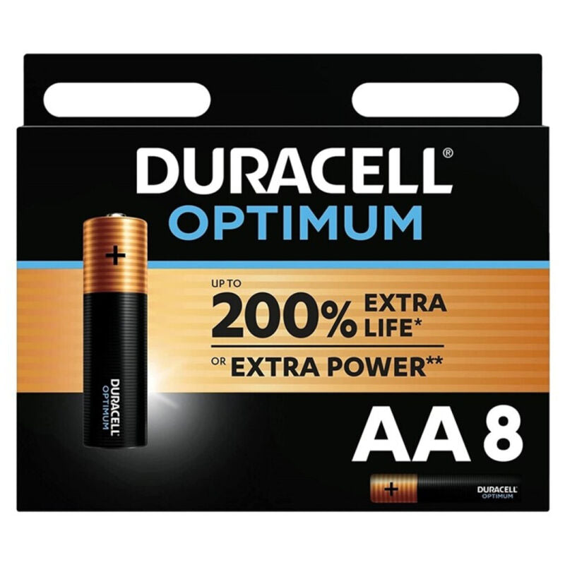 DURACELL - PILE ALCALINE OPTIMUM 200 AA LR6 8 UNIT? DURACELL