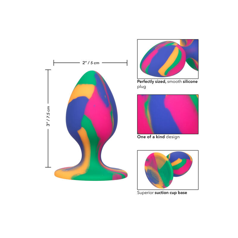 CALEXOTICS - CHEEKY MOYEN TIE-DYE PLUG ANAL CALEXOTICS