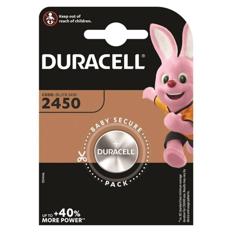 DURACELL - PILE BOUTON LITIO CR2450 3V 1 UNIT? DURACELL