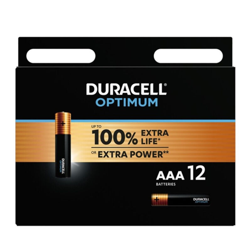 DURACELL - PILE ALCALINE OPTIMUM 200 AAA LR03 12 UNIT? DURACELL