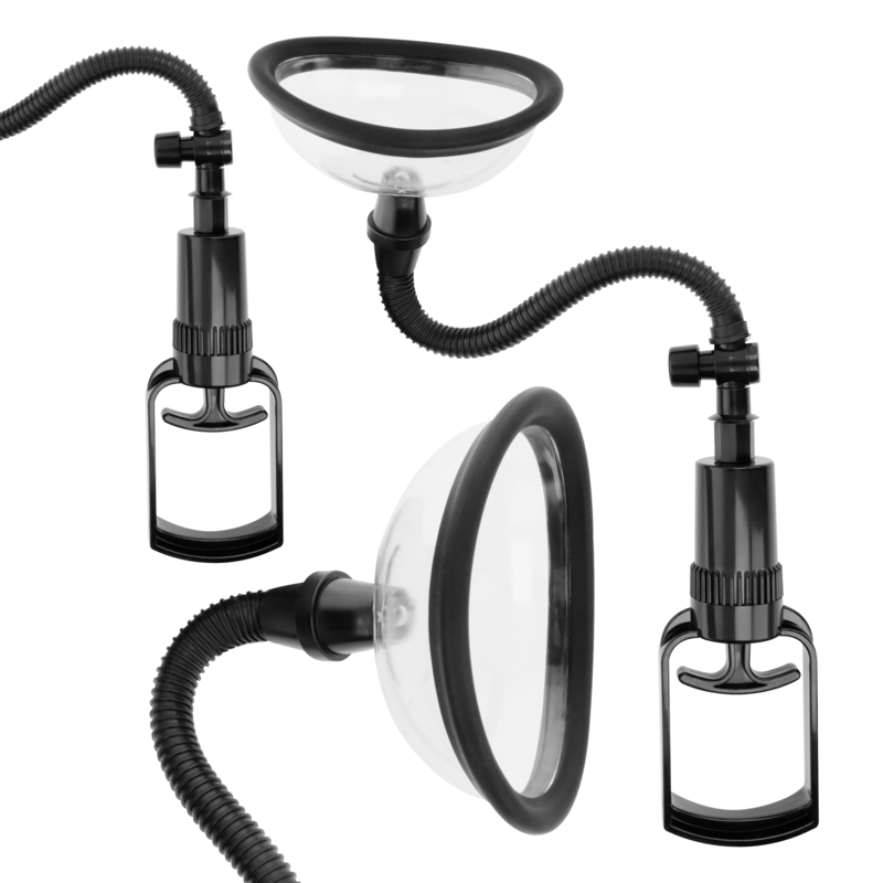 INTENSE - POMPE VAGINALE MANUELLE AVEC DEUX COUPELLES INTERCHANGEABLES INTENSE PUMP