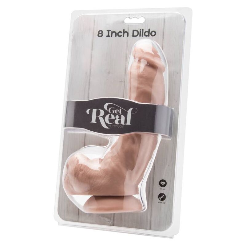 GET REAL - GODE 20,5 CM AVEC BILLES EN PEAU GET REAL