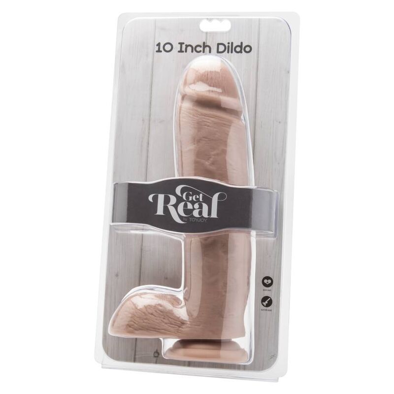 GET REAL - GODE 25,5 CM AVEC BILLES EN PEAU GET REAL