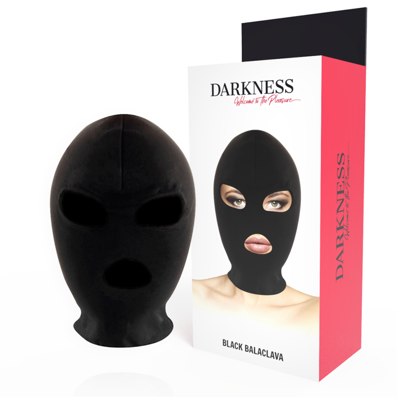 DARKNESS - MASQUE DE SOUMISSION BDSM BOUCHE ET YEUX NOIR DARKNESS BONDAGE