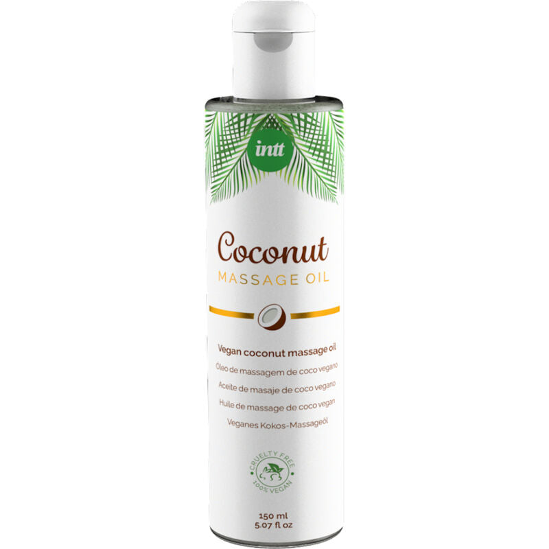 INTT - HUILE DE MASSAGE VÉGÉTALIENNE DOUCE AU SAVEUR RELAXANTE DE NOIX DE COCO INTT VEGAN LINE