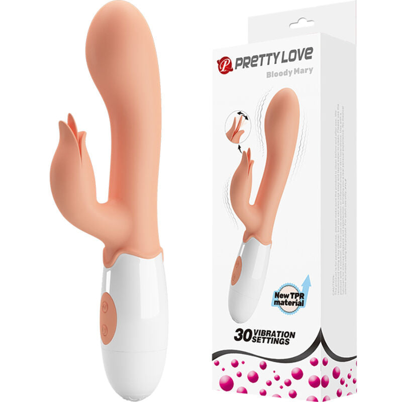 PRETTY LOVE - BLOODY MARY VIBRATEUR AVEC STIMULATEUR PRETTY LOVE