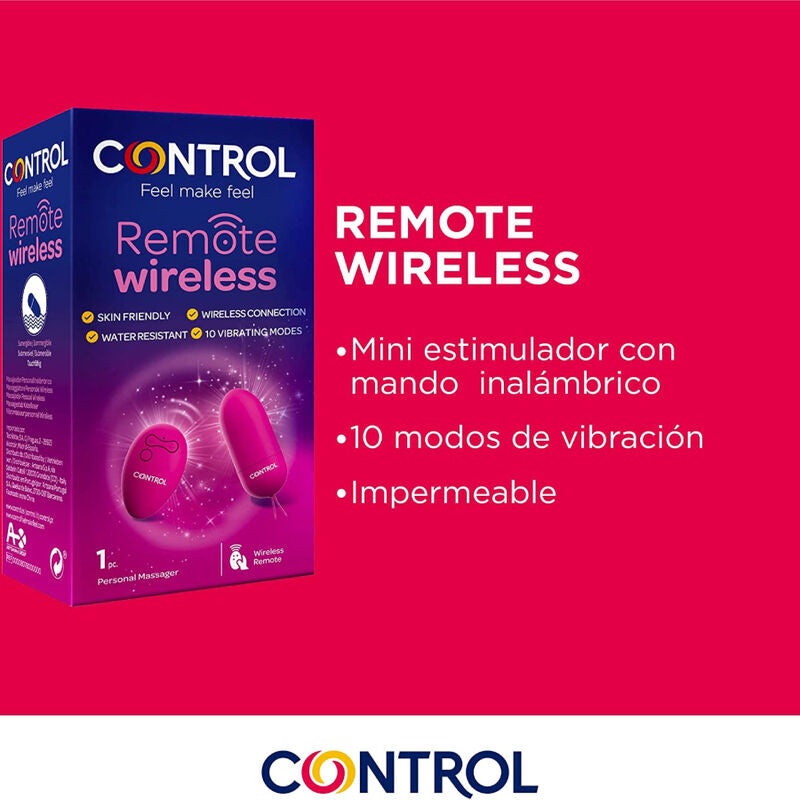 CONTROL - TÉLÉCOMMANDE SANS FIL DU MASSEUR PERSONNEL CONTROL TOYS