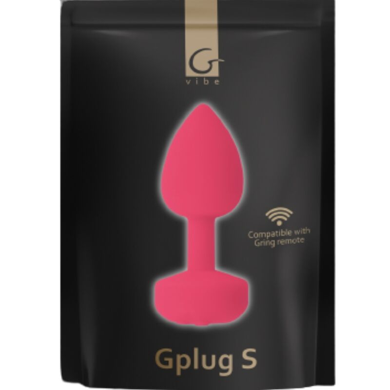G-VIBE - FUNTOYS GPLUG VIBRATEUR ANAL RECHARGEABLE PETIT ROSE NÉON 3CM G-VIBE