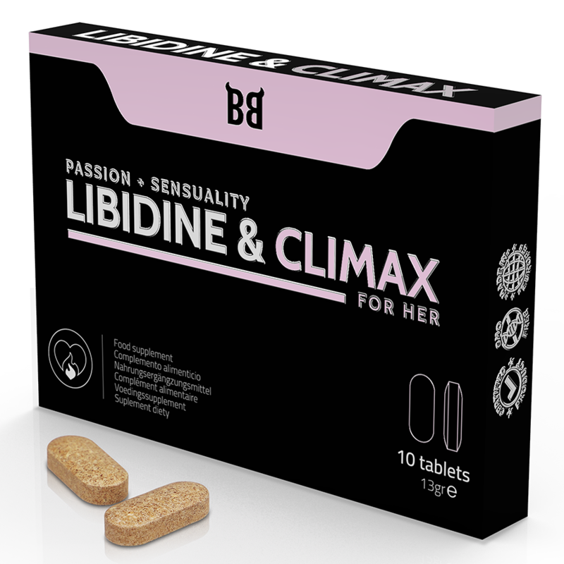 BLACK BULL - AUGMENTATION DE LIBIDINE ET CLIMAX L BIDO POUR FEMMES 10 GÉLULES BLACK BULL