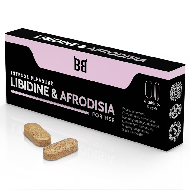 BLACK BULL - LIBIDINE & AFRODISIA PLAISIR INTENSE POUR SES 4 COMPRIMES BLACK BULL