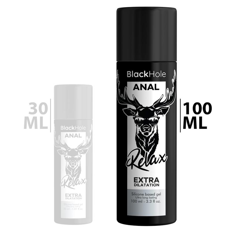 BLACK HOLE - GEL SILICONE DILATATION ANALE 100 ML BLACK HOLE