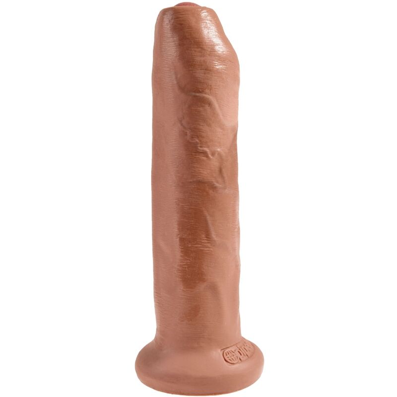 KING COCK - PÉNIS RÉALISTE NON COUPÉ 17.8 CM CARAMEL KING COCK