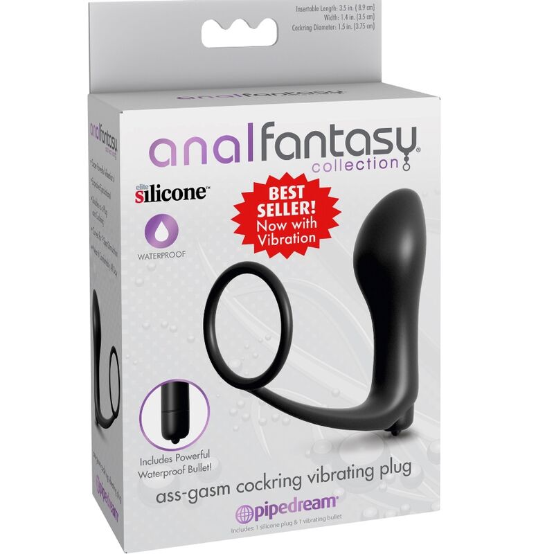 ANAL FANTASY ELITE COLLECTION - PLUG VIBRATEUR ASS-GASM COCKRING ANAL FANTASY ELITE COLLECTION