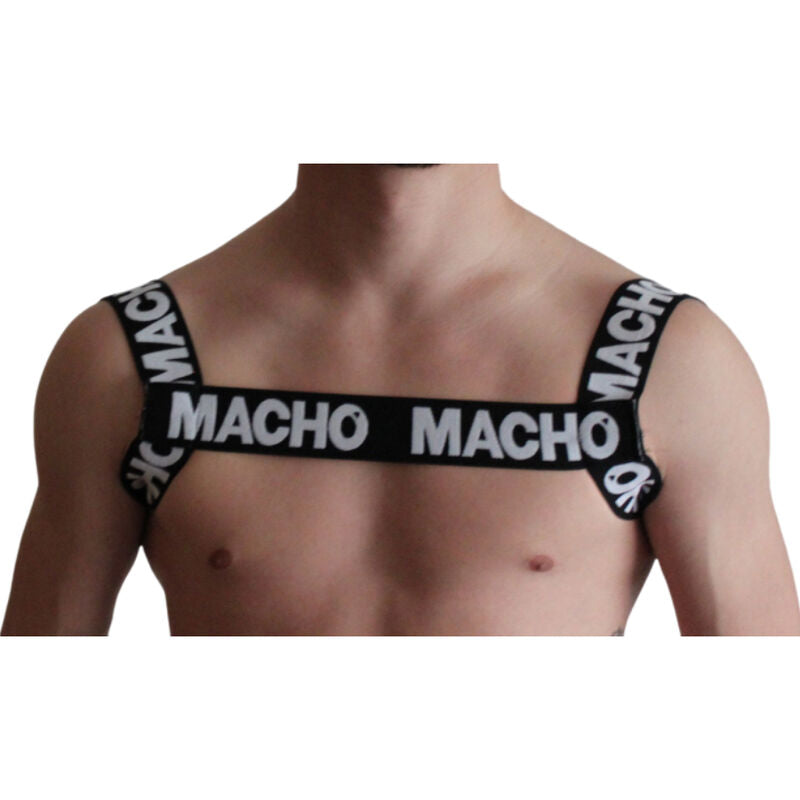 MACHO - HARNAIS DOUBLE NOIR MACHO UNDERWEAR
