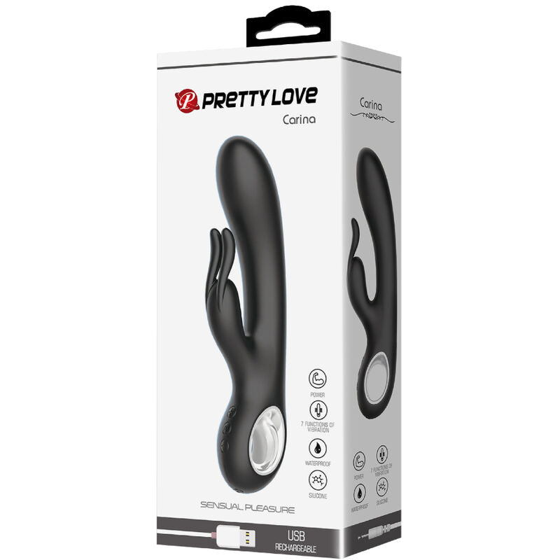PRETTY LOVE - VIBRATEUR CARINA CLITORIS ET STIMULATEUR POINT G PRETTY LOVE