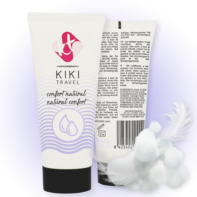 KIKÍ TRAVEL - CONFORT LUBRIFIANT NATUREL 50 ML KIKÍ TRAVEL