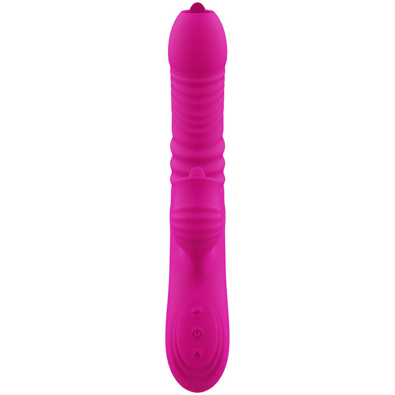 ARMONY - VIBRATEUR MULTIFONCTION DOUBLE LANGUE FANNY EFFET CHALEUR FUCHSIA ARMONY VIBRATORS