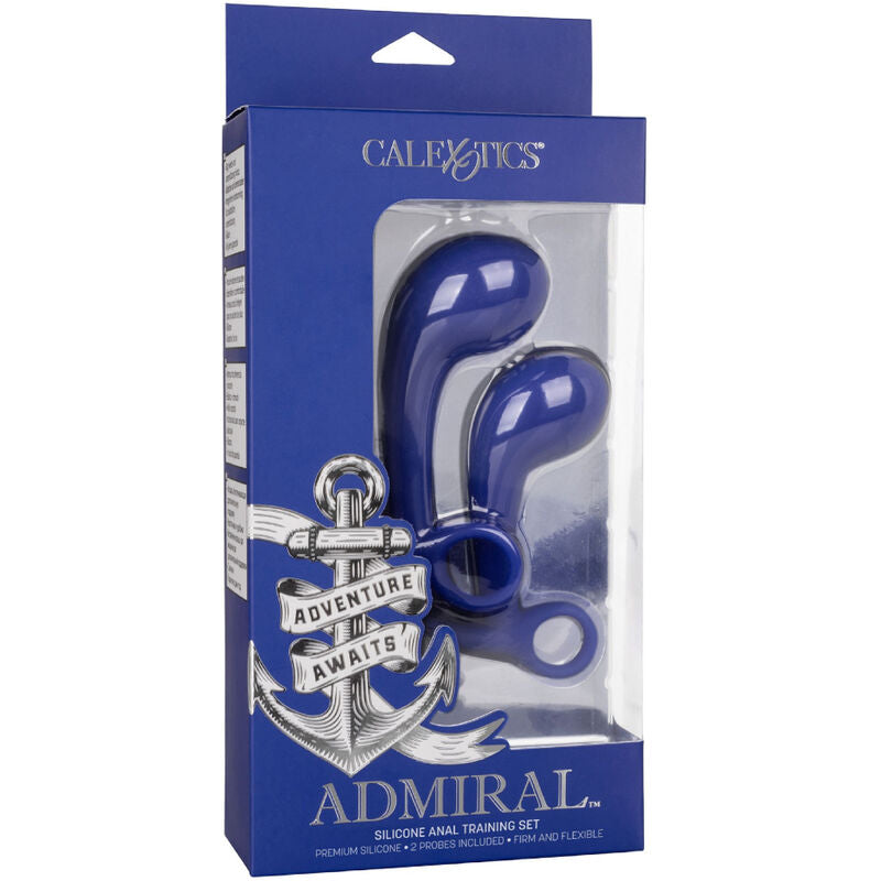 CALEXOTICS - ADMIRAL SET 2 PLUG ANAL BLEU CALEXOTICS