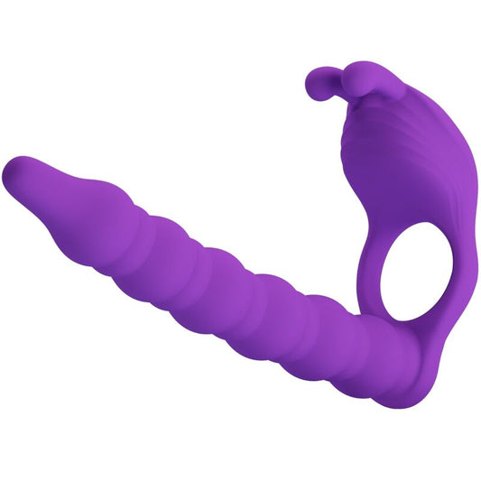 PRETTY LOVE - BLACKNEY ANNEAUX PÉNIS AVEC PLUG VIBRATEUR PRETTY LOVE