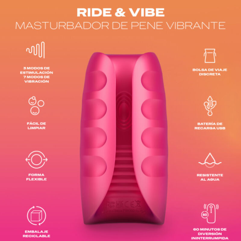 DUREX - MASTURBATEUR VIBRATEUR TOY RIDE & VIBE DUREX TOYS