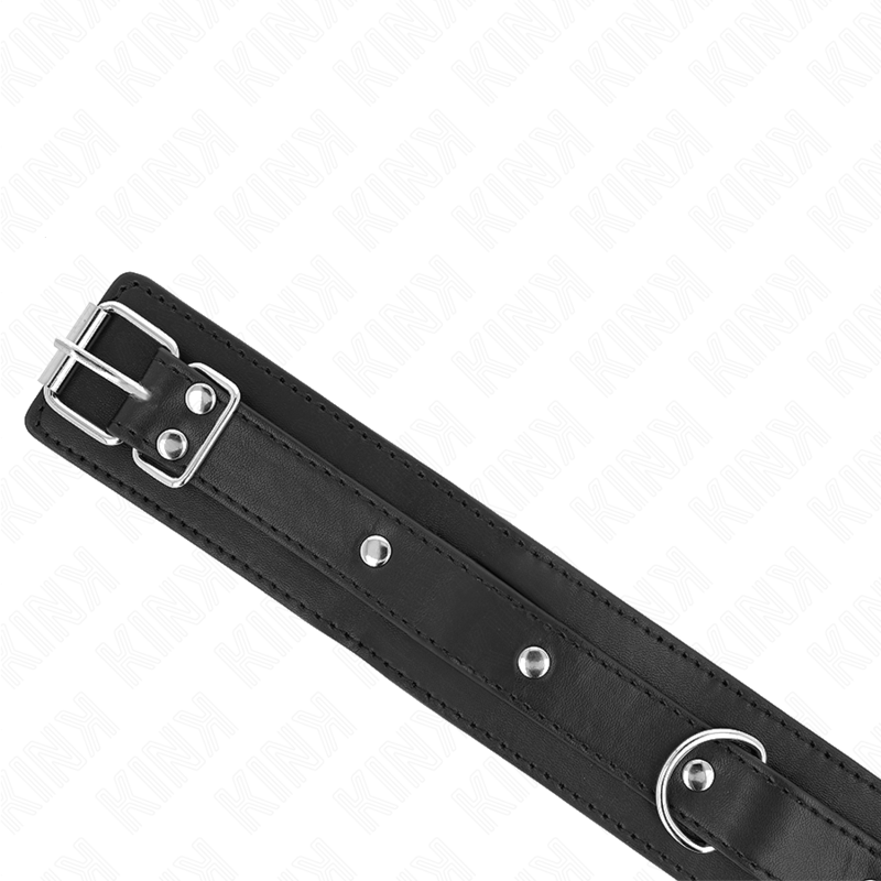 KINK - COLLIER AVEC LAISSE 65 CM 1 ANNEAU RÉGLABLE 38-49 CM X 5 CM KINK COLLAR & GAG