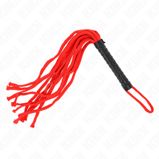 KINK - FOUET CORDE ROJO 56 CM KINK IMPACT & TOUCH