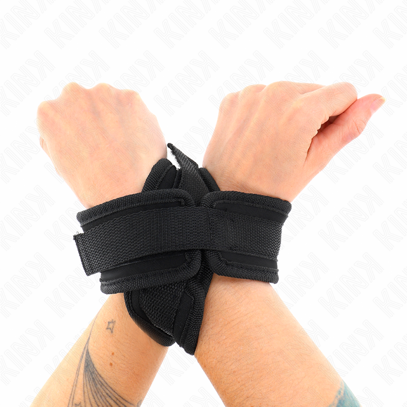 KINK - POIGNETS CROISÉS NOIR 34 X 5,5 CM KINK WRIST RESTRAINT