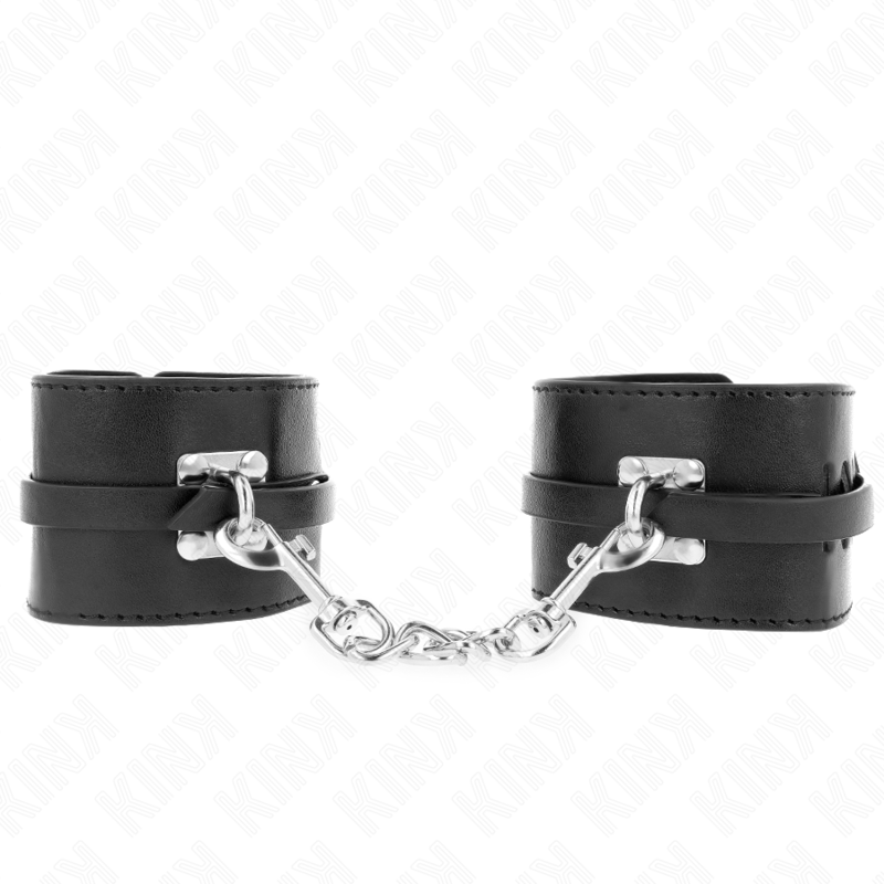 KINK - APPUI-POIGNETS VERROUILLABLES DELUXE NOIR AJUSTABLE 14,5-21 CM X 6 CM KINK WRIST RESTRAINT
