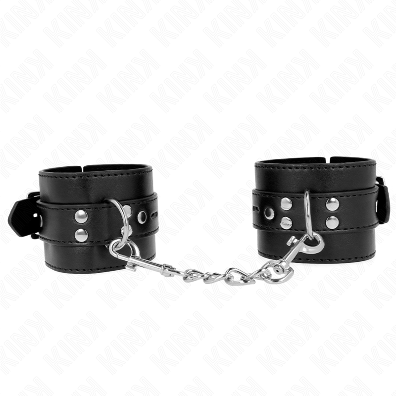 KINK - APPUI-POIGNETS NOIR AVEC CEINTURE NOIRE RÉGLABLE 17-28 CM X 6 CM KINK WRIST RESTRAINT