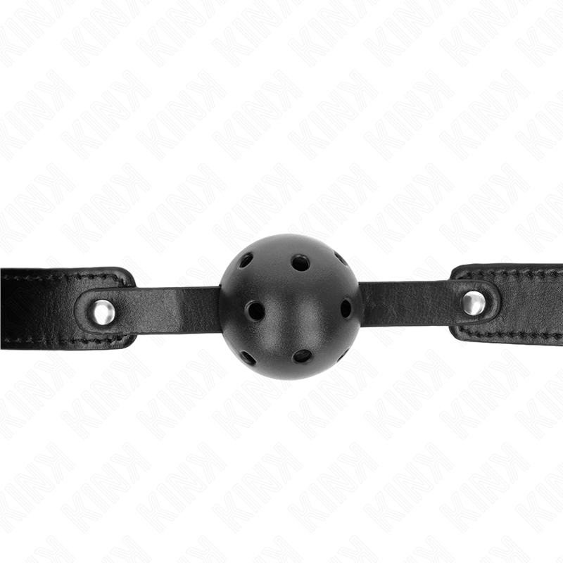 KINK - BALLE RESPIRANT NOIRE 4,5 CM BAG 65 x 2,5 CM KINK COLLAR & GAG