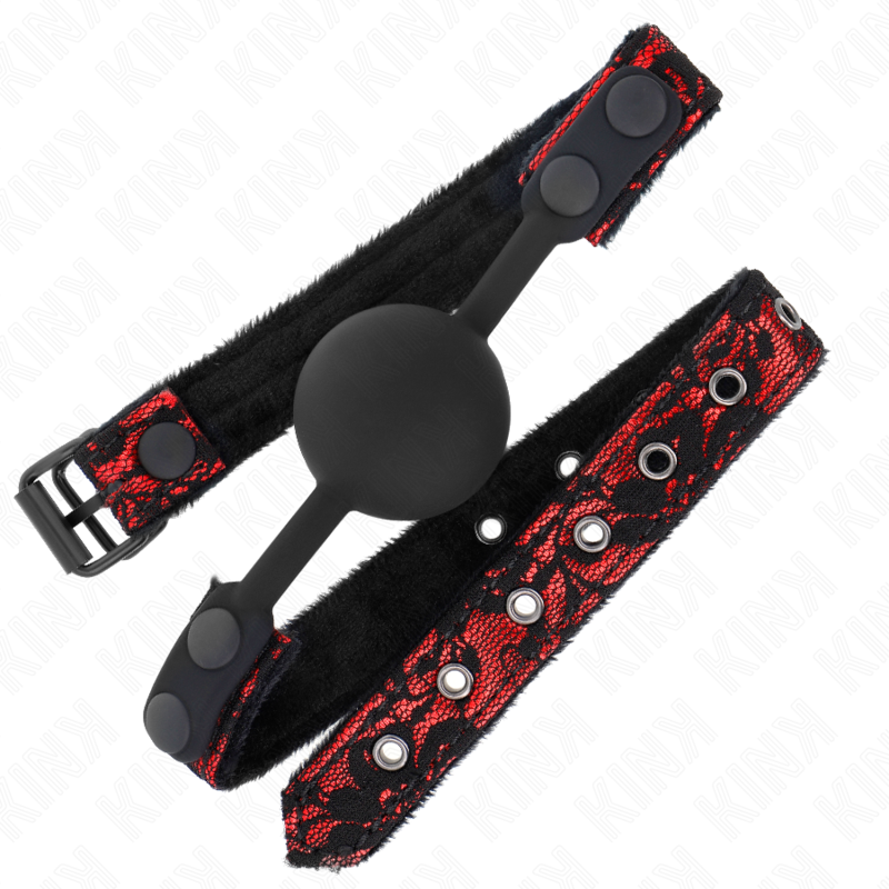 KINK - BOULE SILICONE SCANDALE 4 CM GAG MODÈLE 1 65 x 2 CM KINK COLLAR & GAG