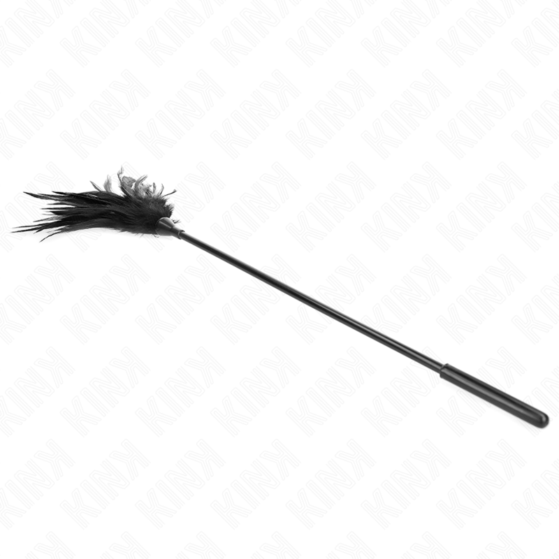 KINK - PLUSIEURS PLUMES DE CHATOUILLES NOIRES 45 CM KINK IMPACT & TOUCH