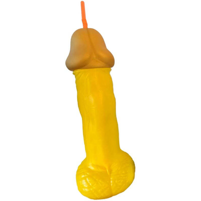 DIABLO PICANTE - COUPE PÉNIS EN PLASTIQUE JAUNE DIABLO PICANTE