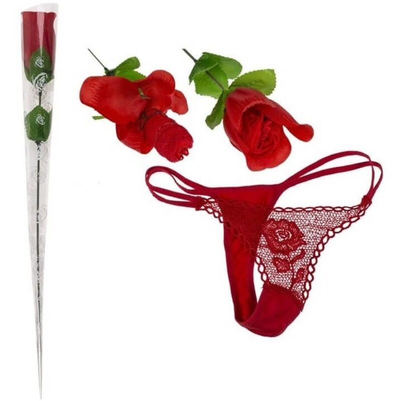 DIABLO PICANTE - ROSE TRANSFORMABLE EN STRING DIABLO PICANTE