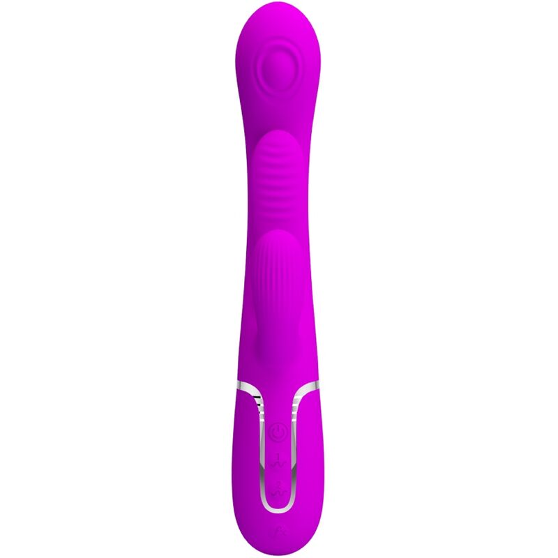 PRETTY LOVE - SHANIA TRIPLE RABBIT VIBRATEUR MULTIFONCTION ROSE PRETTY LOVE FLIRTATION