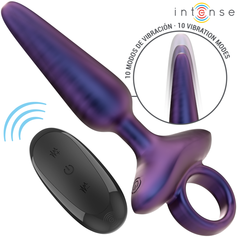 INTENSE - MARLON PLUG ANAL VIBRANT MODÈLE 4 TÉLÉCOMMANDE INTENSE ANAL TOYS