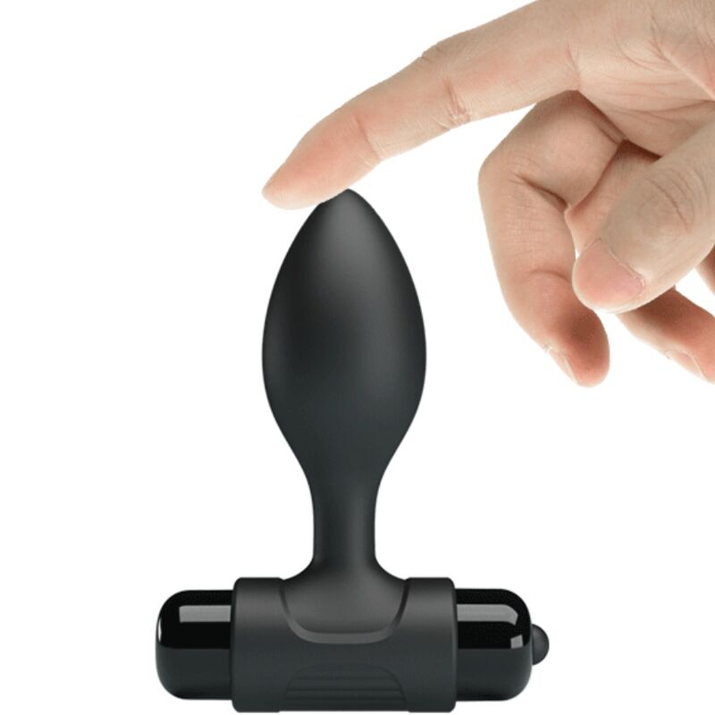 PRETTY LOVE - VIBRA BUTT 10 VIBRATIONS PLUG ANAL NOIR PRETTY LOVE