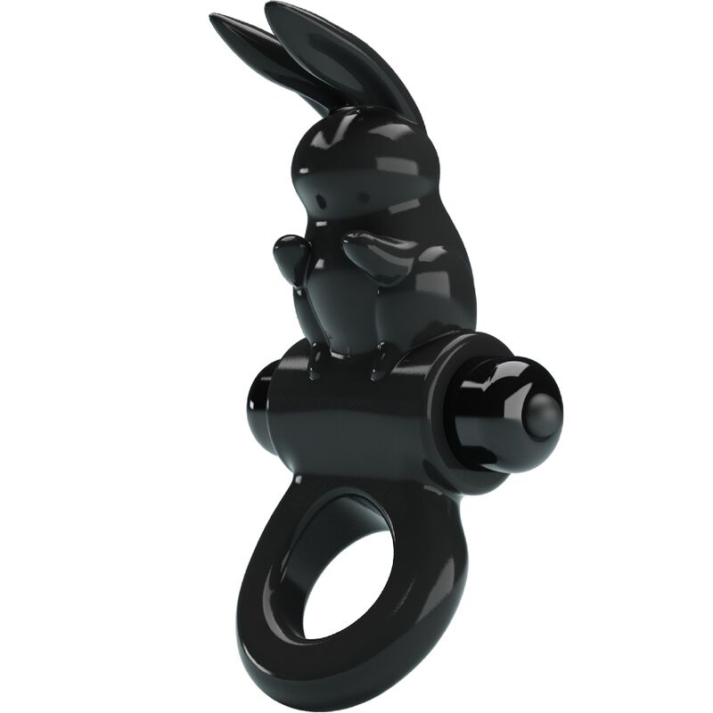 PRETTY LOVE - ANNEAU VIBRATEUR EXCITANT RABBIT 10 VIBRATIONS NOIR PRETTY LOVE