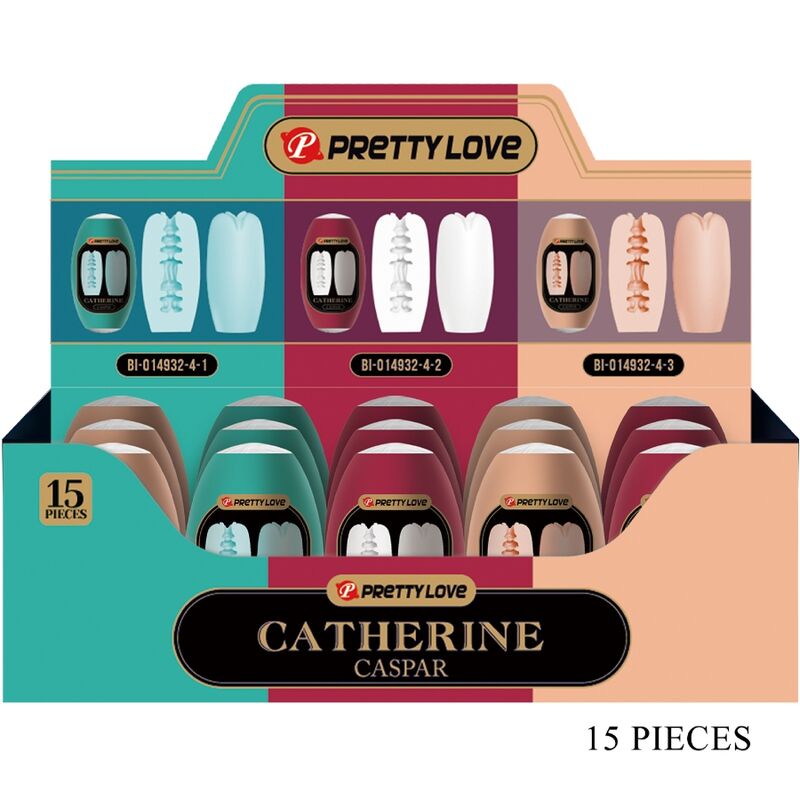 PRETTY LOVE - CASPAR PACK 15 DIFFÉRENTS MASCRUBATEURS HOMMES PRETTY LOVE