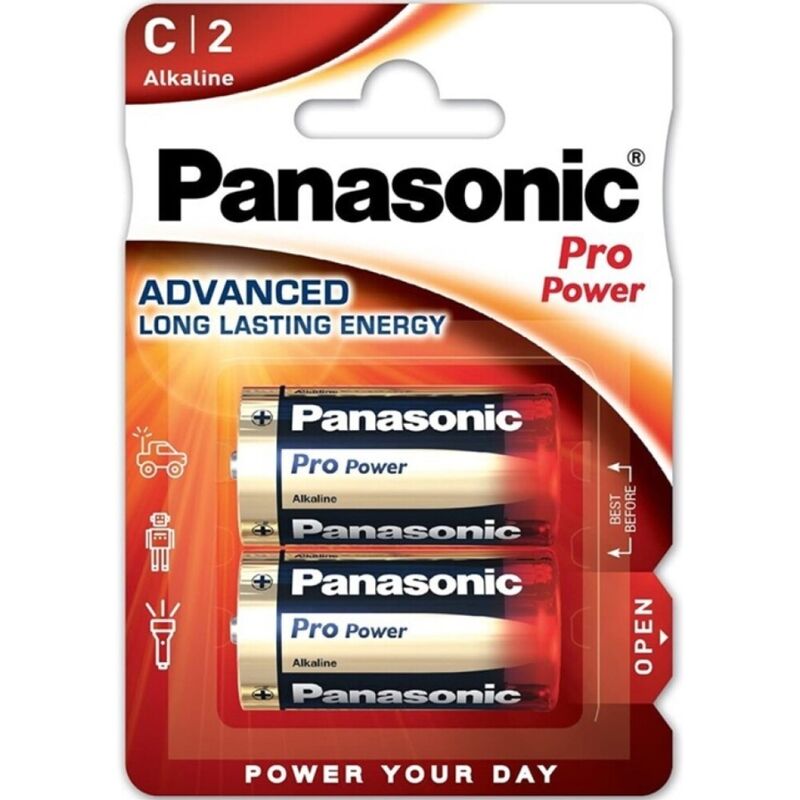 PANASONIC - PILE ALCALINE C PRO POWER LR14 BLISTER*2 PANASONIC