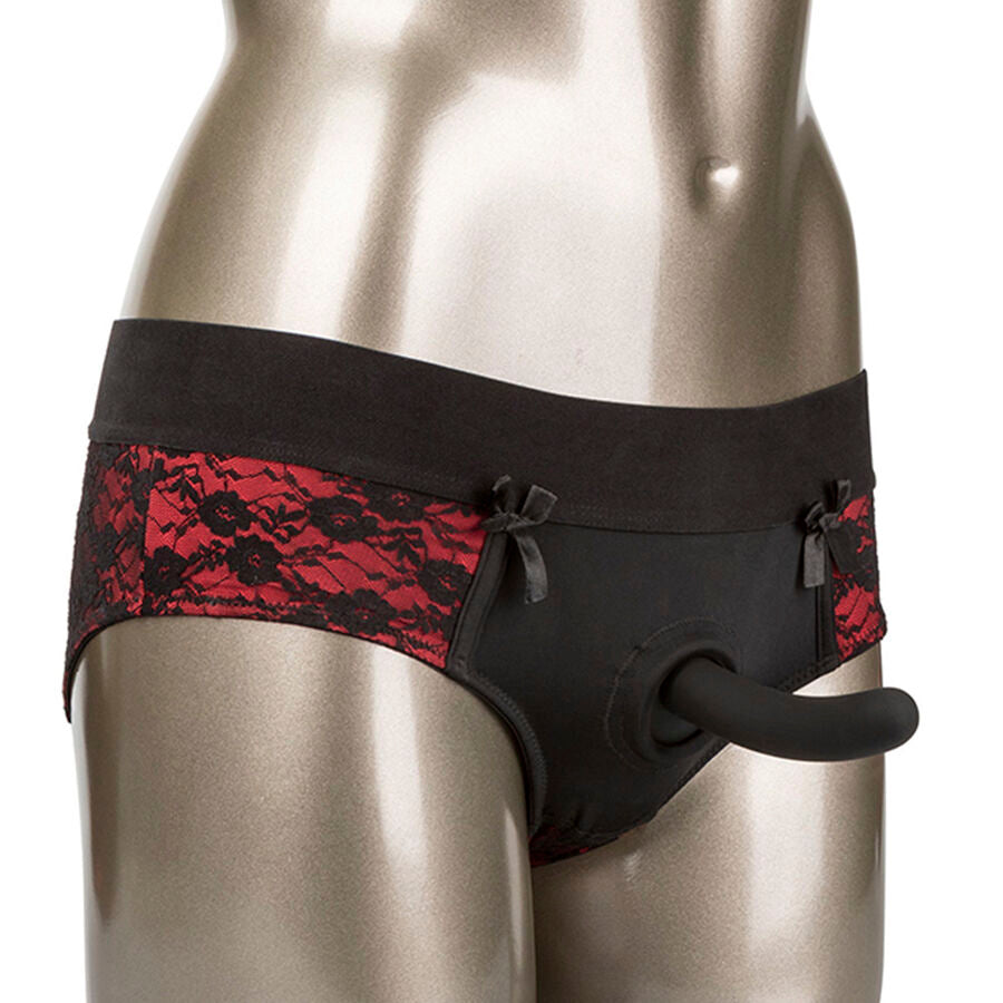 CALEXOTICS - SCANDAL ENSEMBLE CULOTTE SANS ENTREJAMBE AVEC GODE TAILLE S/M CALEXOTICS