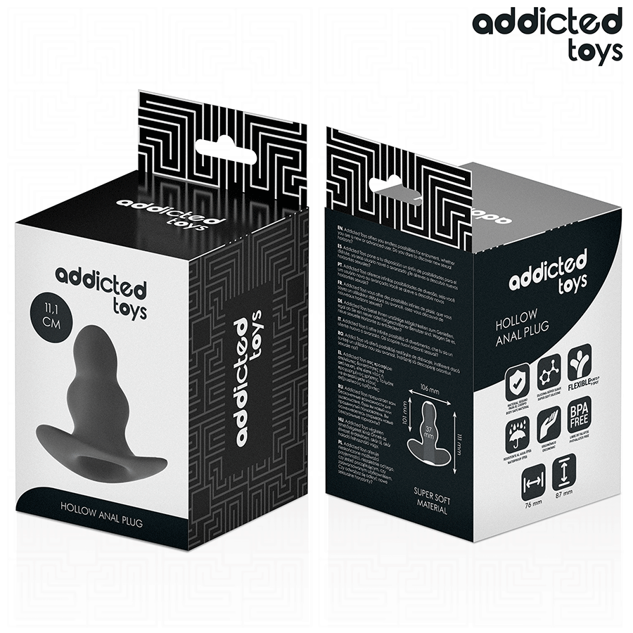 ADDICTED TOYS - PLUG ANAL CREUX TAILLE L 11,1 CM ADDICTED TOYS