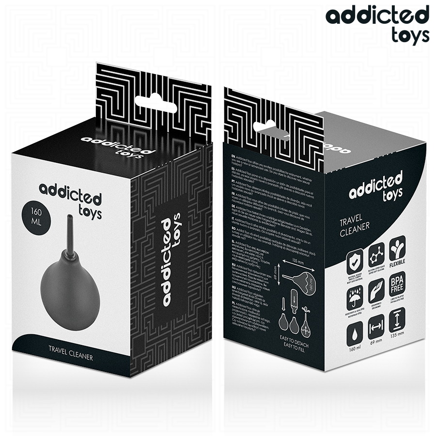 ADDICTED TOYS - NETTOYANT ANAL DE VOYAGE TAILLE M 160 ML ADDICTED TOYS