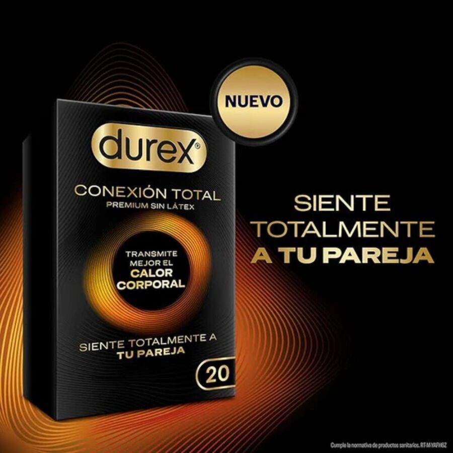 DUREX - CONNEXION TOTALE ULTRA FINE PLUS SANS LATEX 20 UNITÉS DUREX CONDOMS